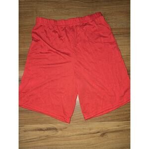 Carters Pajama Short Sleep Shorts Size 8 Red Pull On
